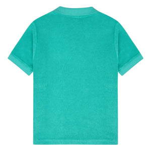 Sporty & Rich - Signature Logo Terry Polo | Turkuaz