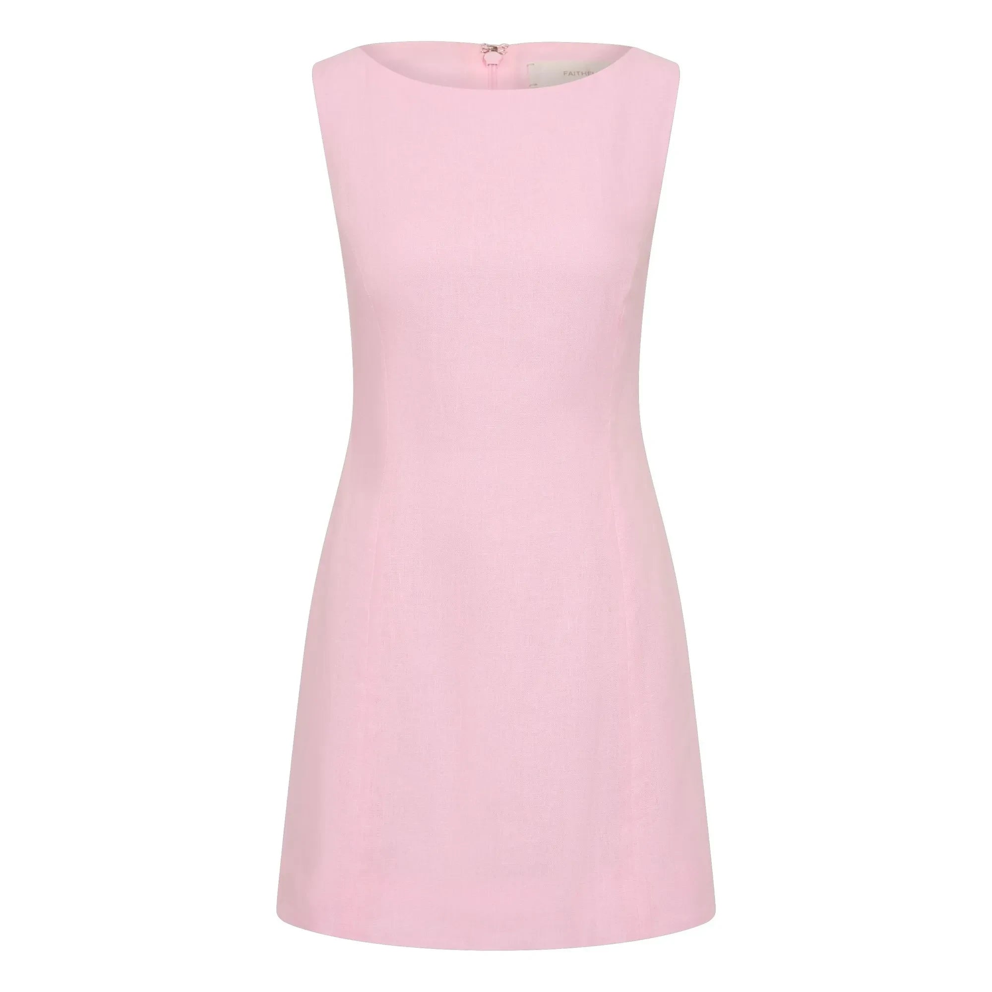 Faithfull the Brand - Vestido Lydie de lino y algodón | Chocolate