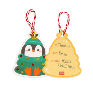 Legami - Set de 10 Etiquetas de Regalo de Navidad
