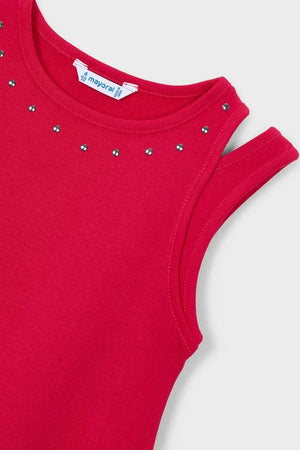 Vestido de algodón para niña Mayoral