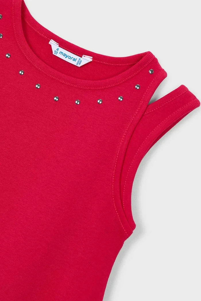 Vestido de algodón para niña Mayoral