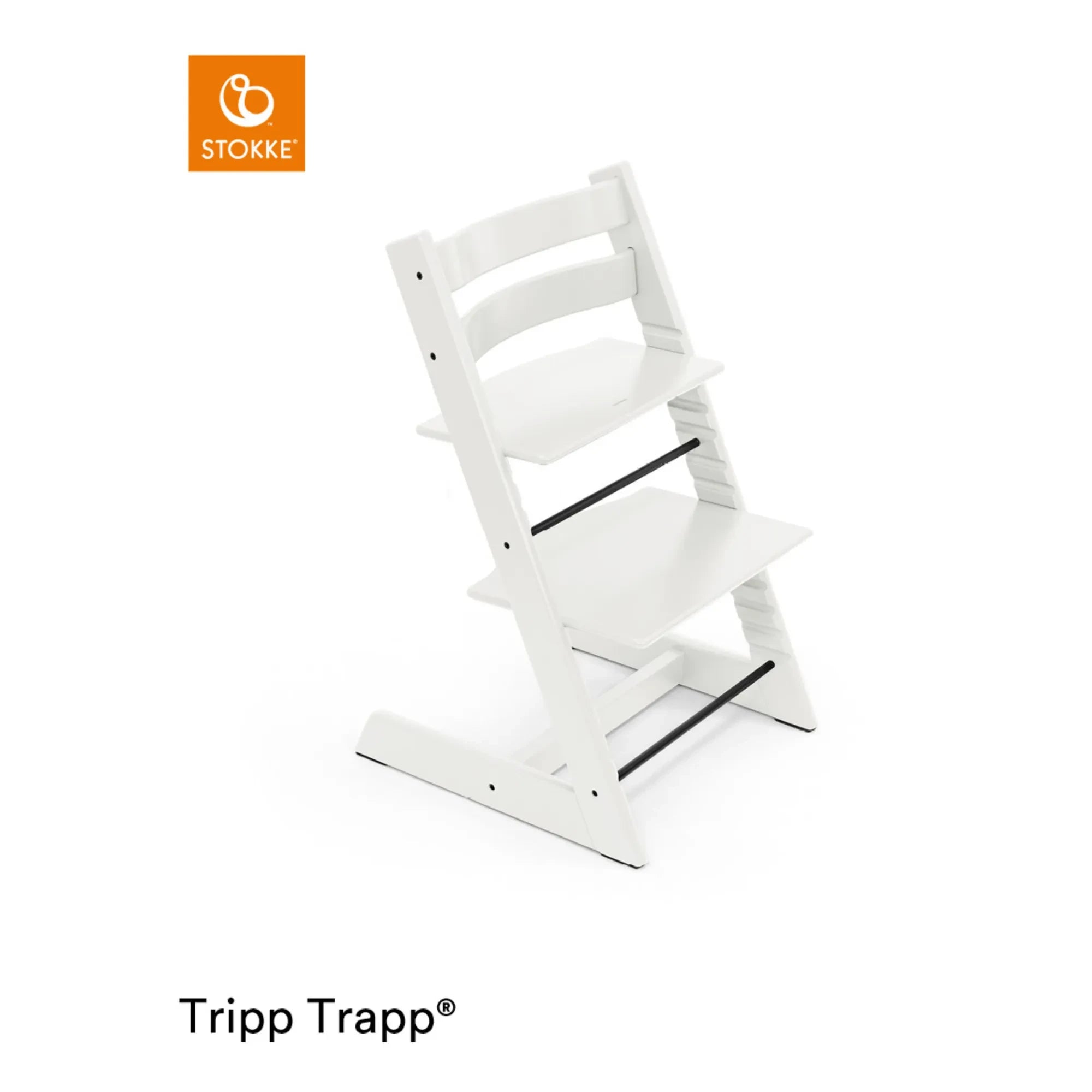 Stokke® - Trona de Madera de Haya Tripp Trapp® | Blanca