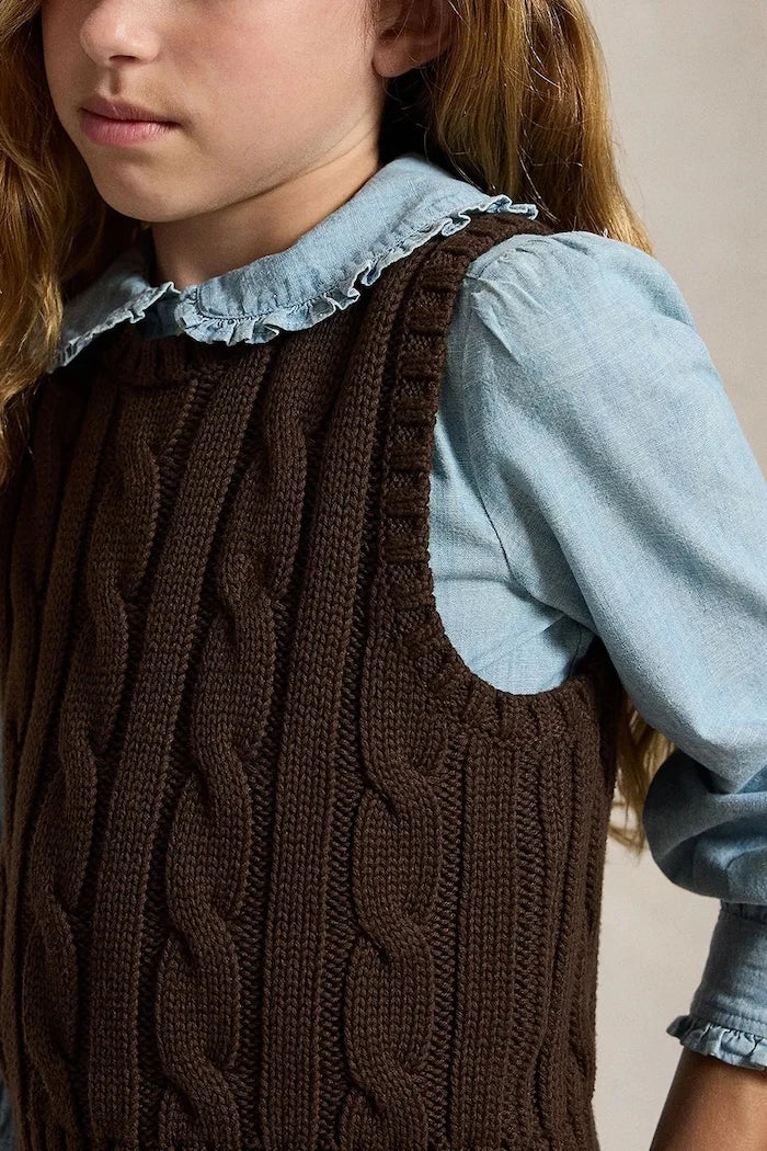 Chaleco de algodón Polo Ralph Lauren para niños