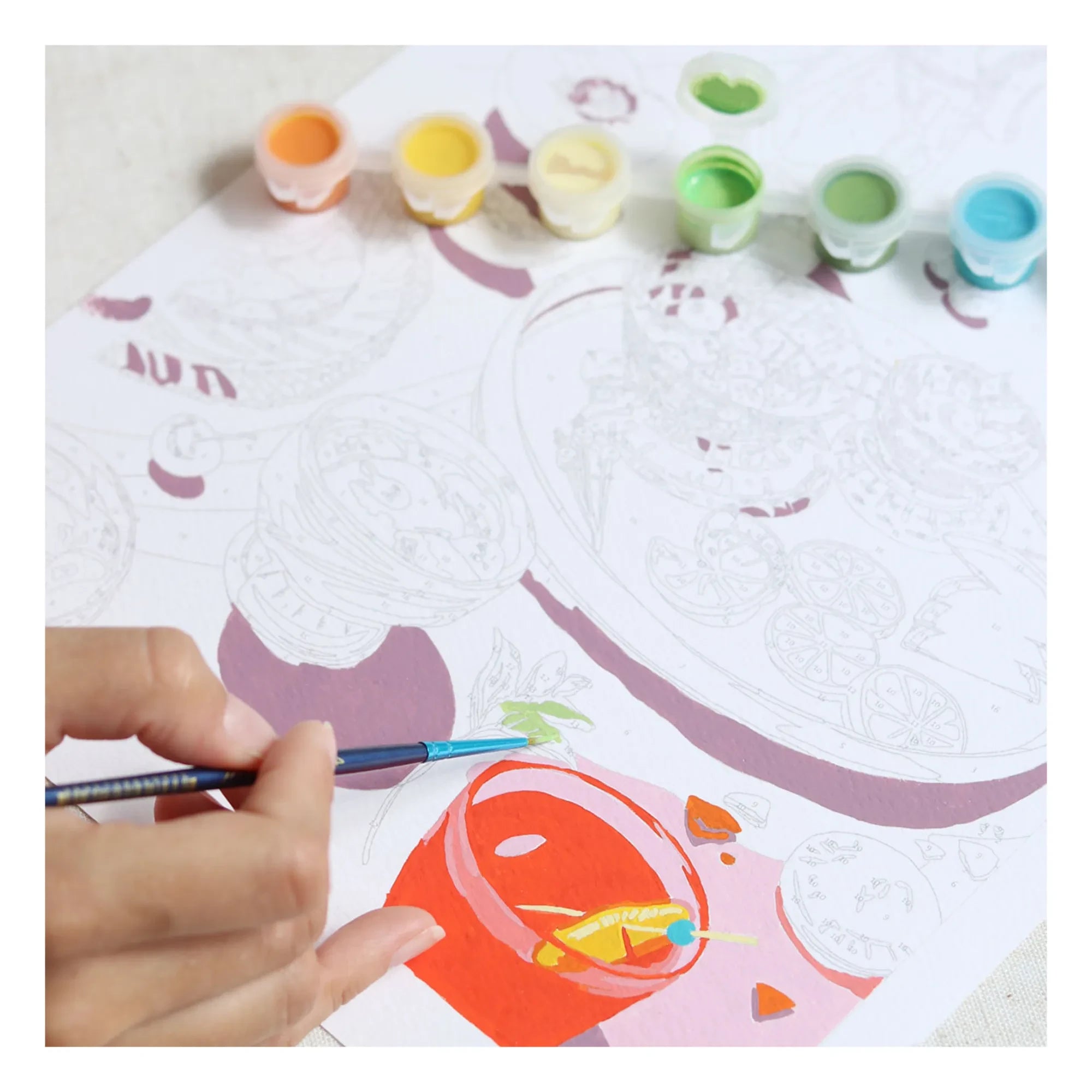 La Petite Épicerie - Kit de pintura por números - Summer Dreams