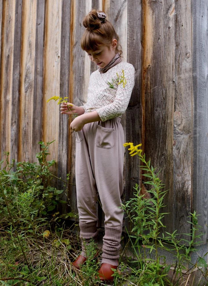 Soor Ploom - Pantalones Harem | Beige Rosa