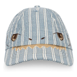 Konges Sløjd - Gorro Elliot a rayas de algodón orgánico | Azul