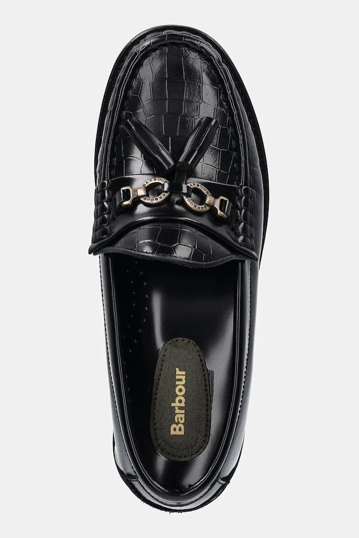 Mocasines Barbour Jen de cuero