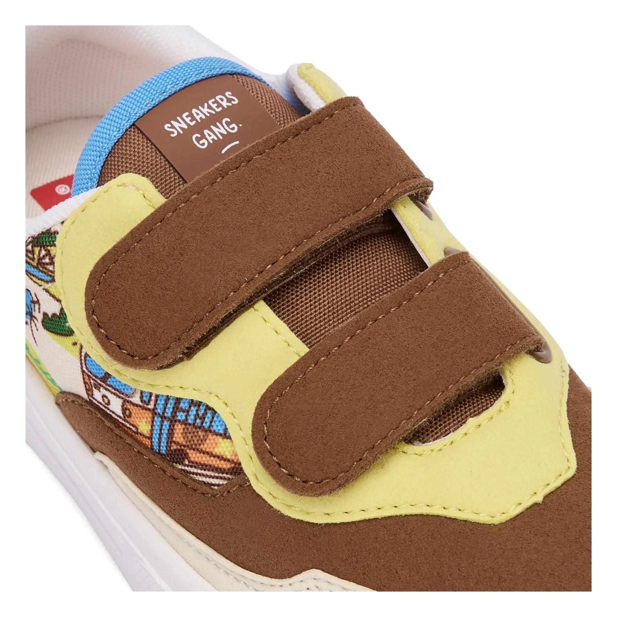 Hello Hossy - Zapatillas deportivas con detalle de arañazos San Francisco | Marrón