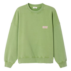 American Vintage - Sudadera Plizzy de algodón | Verde pálido