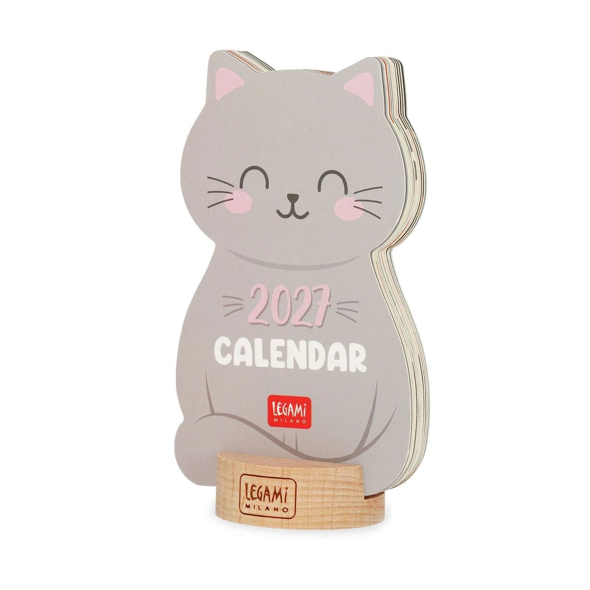Legami - Calendario con Base de Madera - 2027