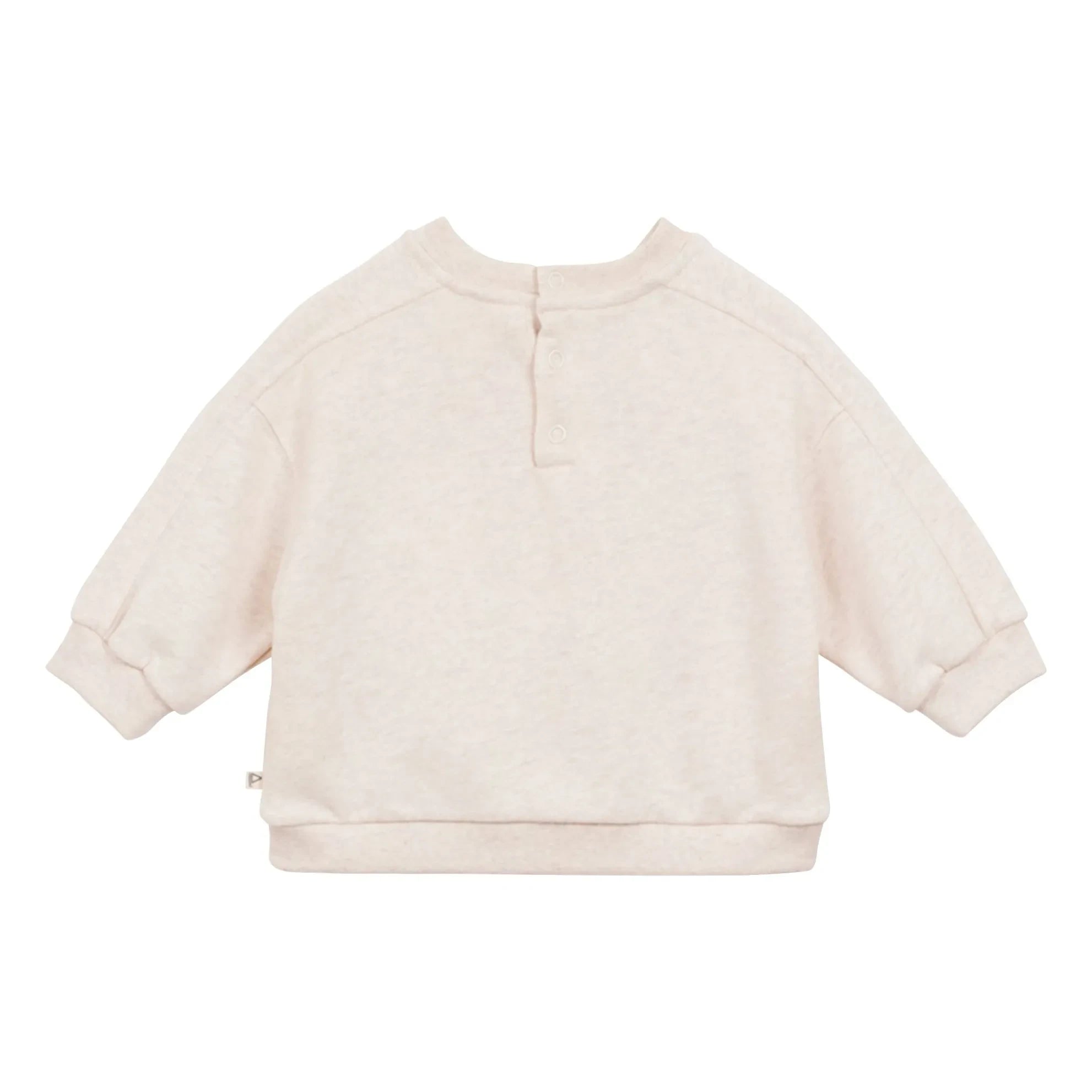 Arsène et Les Pipelettes - Sudadera Soleil de algodón orgánico | Beige jaspeado