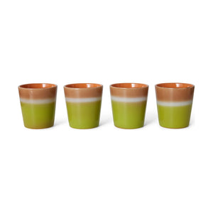 HKliving - Taza de gres | Verde