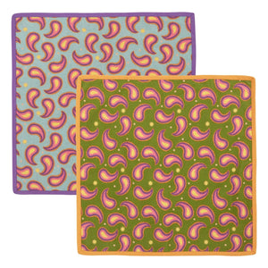 Anna + Nina - Servilletas Paisley - Set de 2