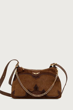 Bolso bandolera de ante para mujer JIM