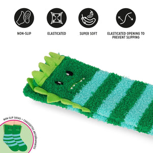 Legami - Calcetines de Dino que no resbalan para Adultos - ¡Una Ajuste Perfecto!
