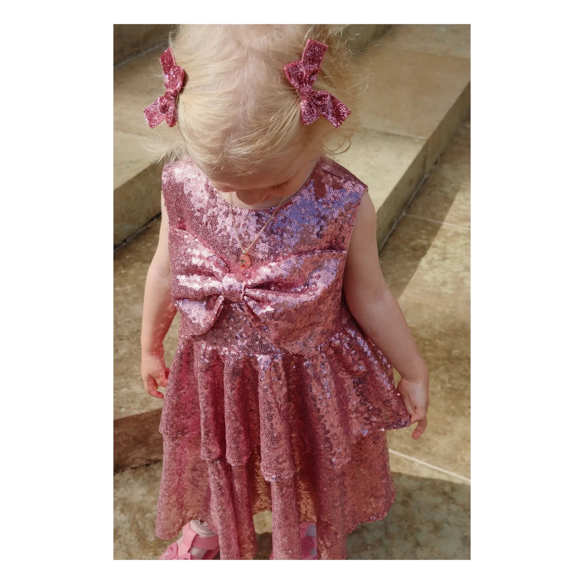 Konges Sløjd - Vestido de lentejuelas Rosie | Rosa