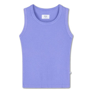 Repose AMS - Camiseta de tirantes acanalada de algodón orgánico | Lila