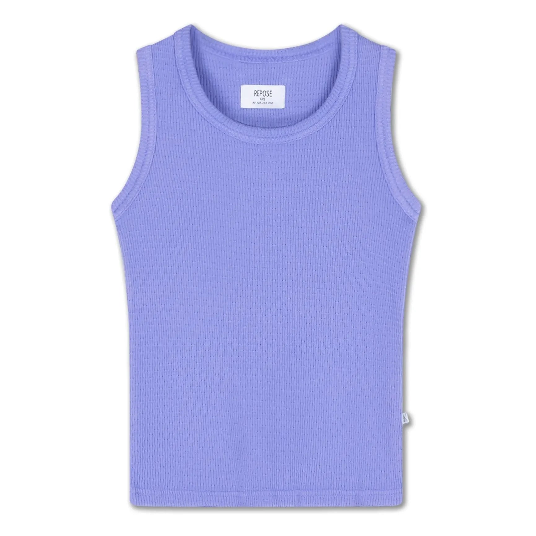 Repose AMS - Camiseta de tirantes acanalada de algodón orgánico | Lila