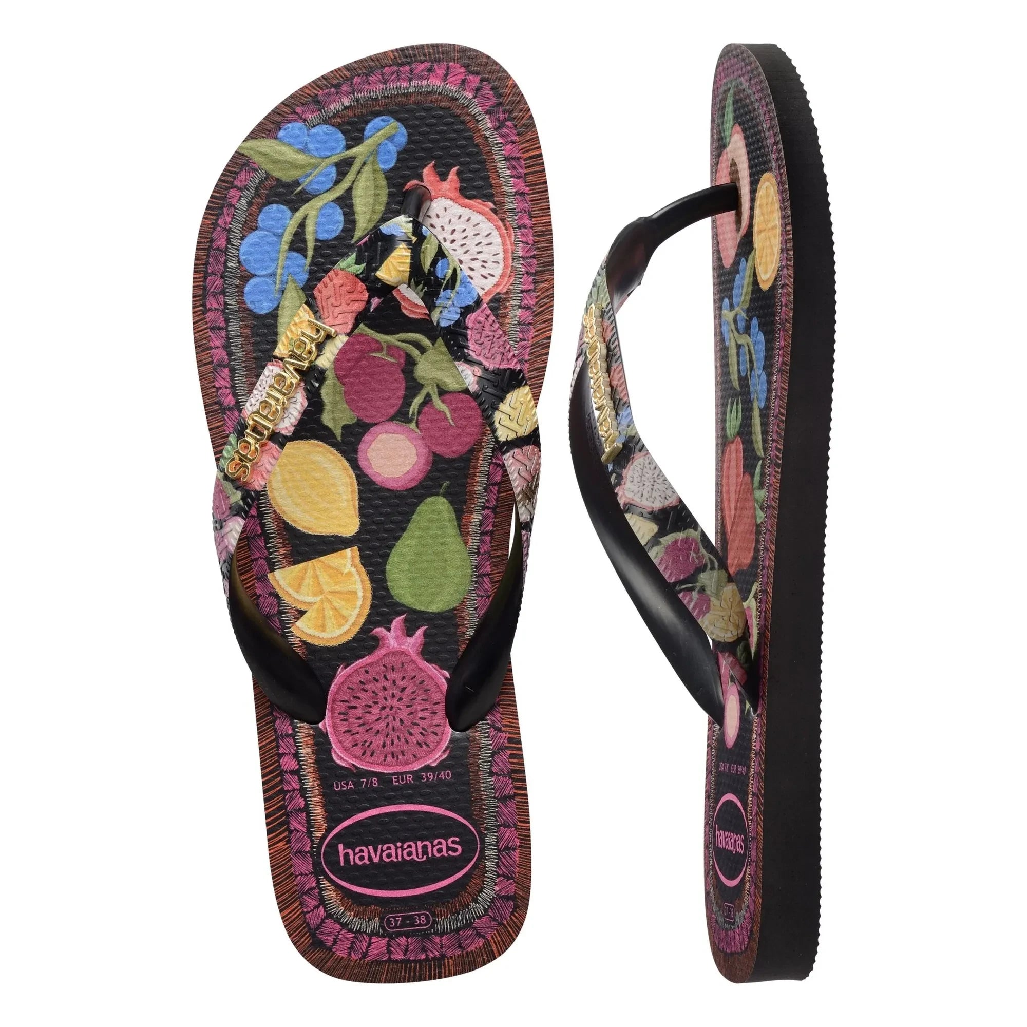 Havaianas - Chanclas Top Tropicalia Vibes | Negro