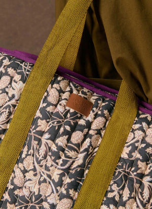 Louise Misha - Bolsa Tote de Algodón Orgánico de 36 Horas | Negra