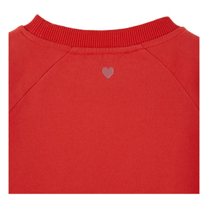 Emile et Ida - Organik pamuklu sweatshirt | Kırmızı
