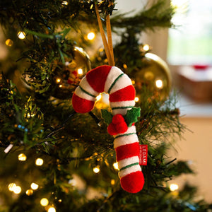 Legami - Adorno de árbol de Navidad de peluche Candy - Oh-Oh-Ohrnaments