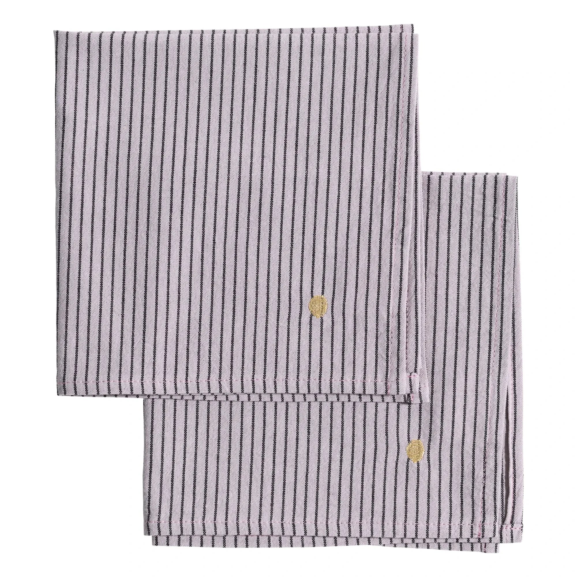 La cerise sur le gâteau - Servilletas Léonie - Set de 2 | Lila