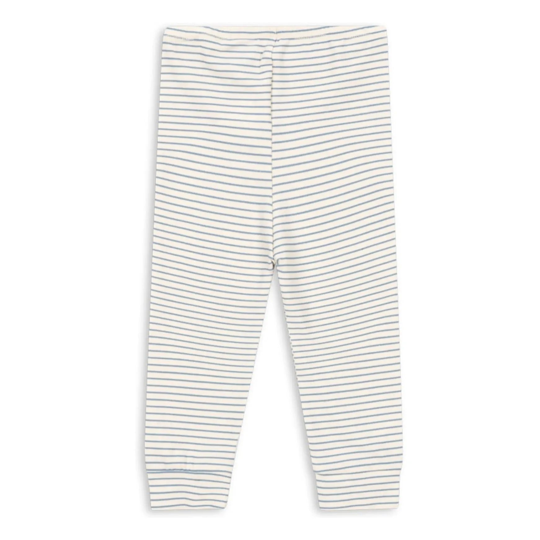 Konges Sløjd - Leggings de algodón orgánico a rayas | Beige