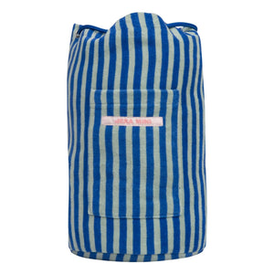 Mochila con toalla a rayas Jera Mini | Verde agua