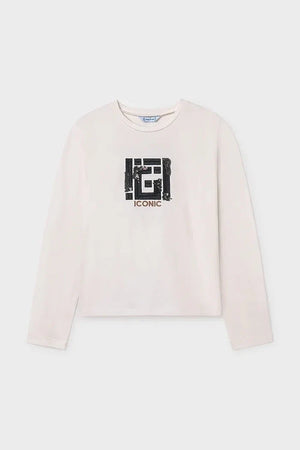 Blusa de manga larga para niña Mayoral