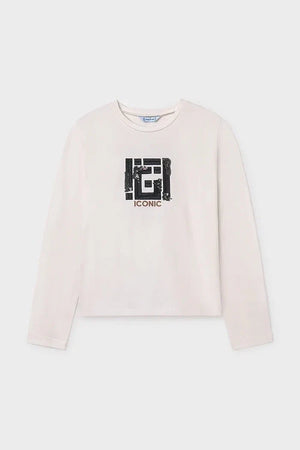 Blusa de manga larga para niña Mayoral