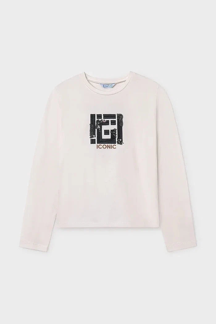 Blusa de manga larga para niña Mayoral