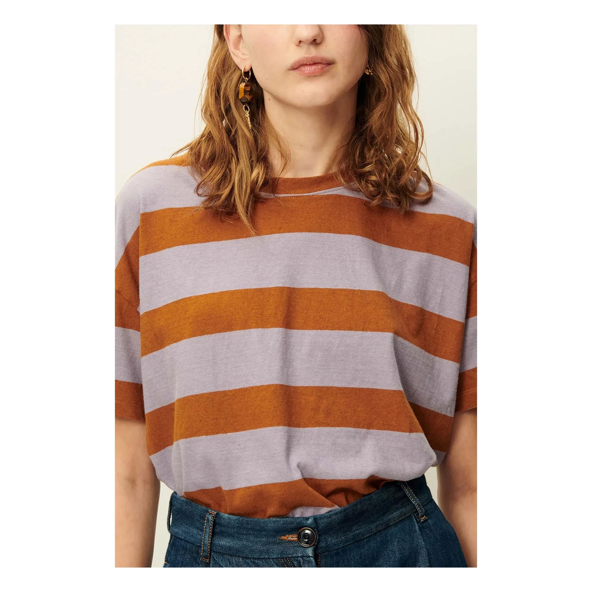 Sessùn - Camiseta de Algodón Tooli | Lila