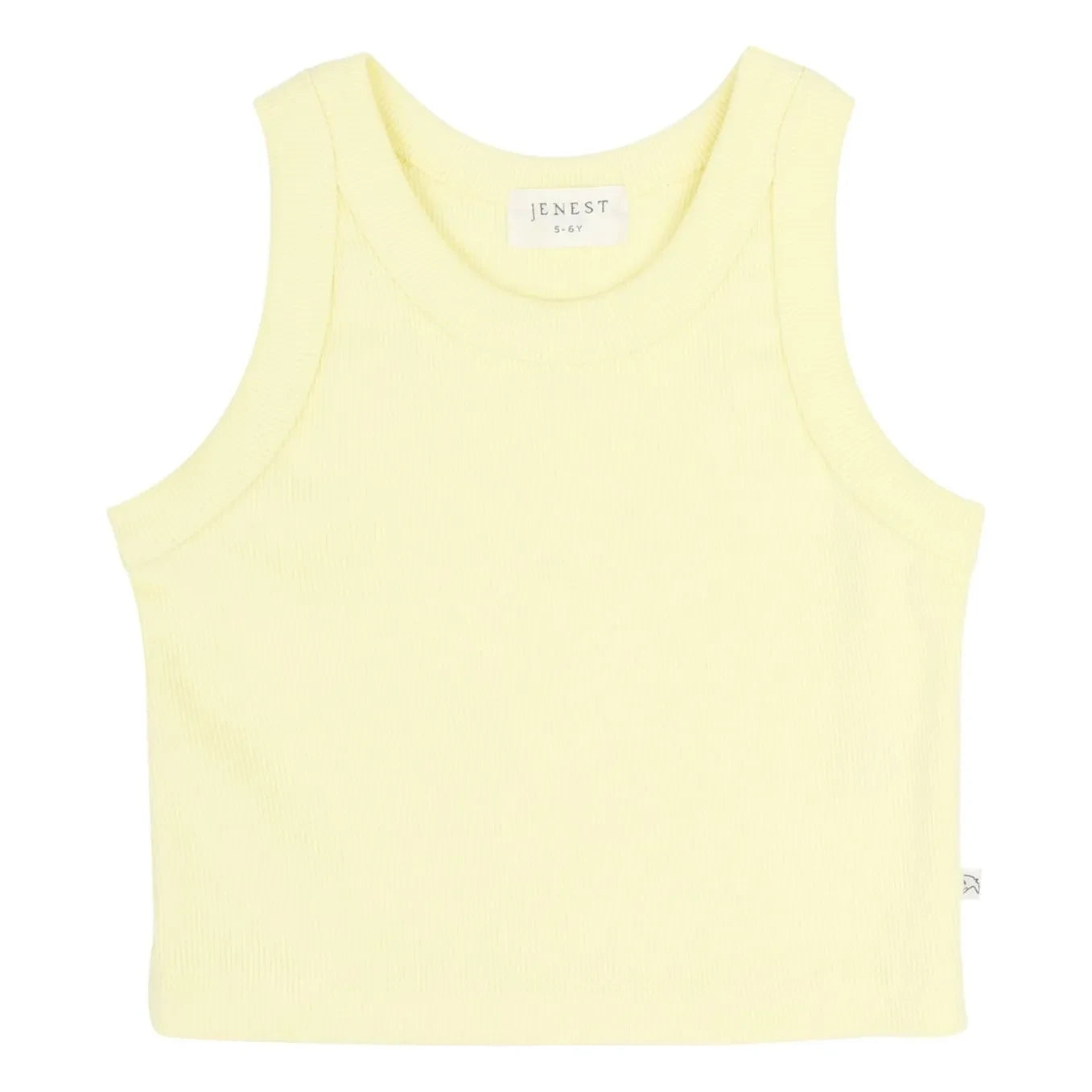 Jenest - Camiseta de algodón orgánico Bonnie | Amarillo pálido