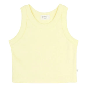 Jenest - Camiseta de algodón orgánico Bonnie | Amarillo pálido