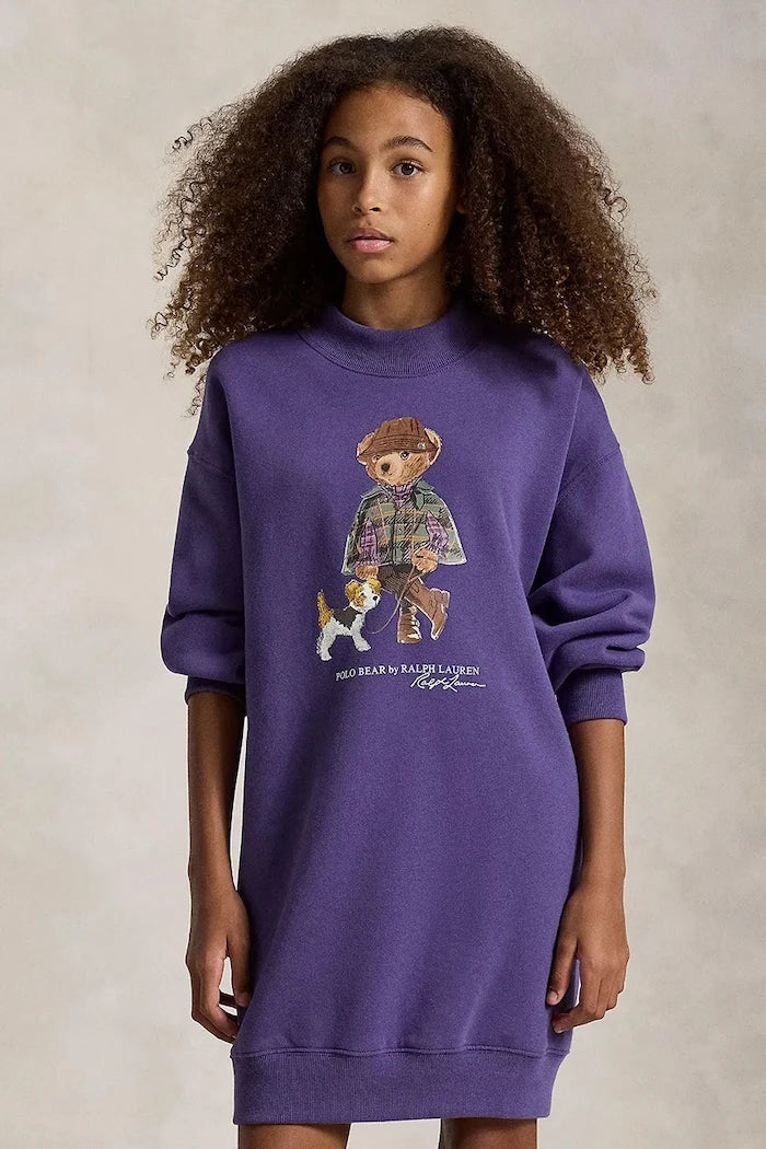 Vestido de jersey de algodón Polo Ralph Lauren