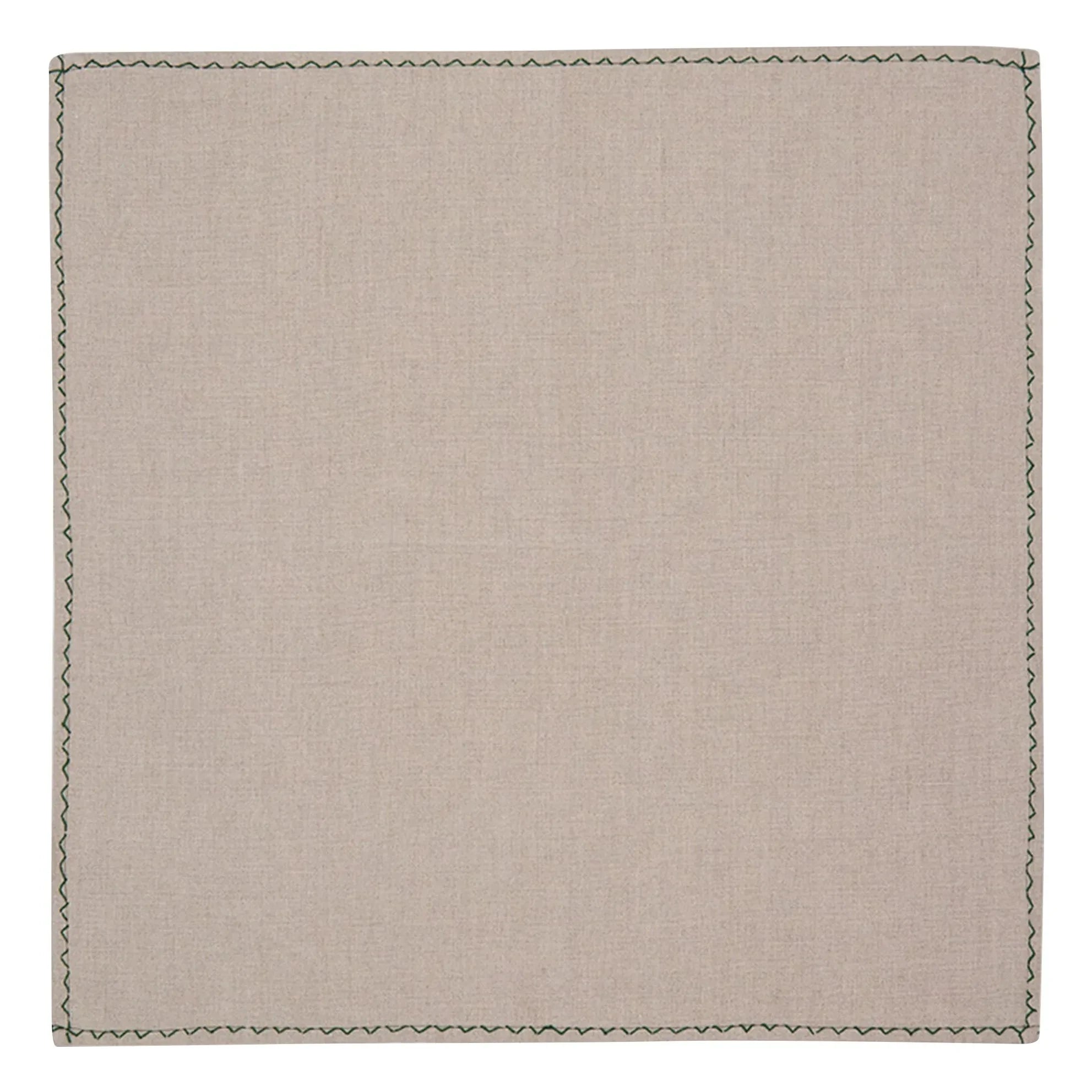House of Capricorn - Juego de manteles individuales y servilletas bordados Viana | Verde