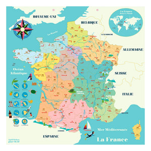 Vilac - Mapa magnético de Francia - Ingela P. Arrhenius