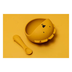 Trixie - Set de comida para bebé Mr. León | Amarillo
