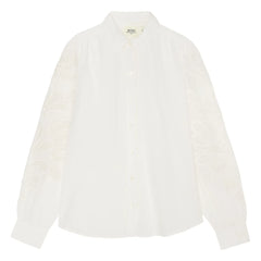 Hartford - Blusa bordada de cerezas | Crudo