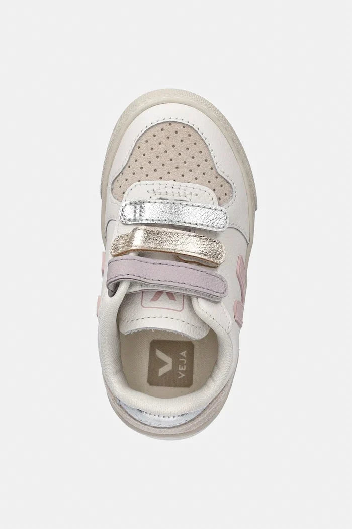 Zapatillas deportivas de cuero Veja Small V-10 para niños