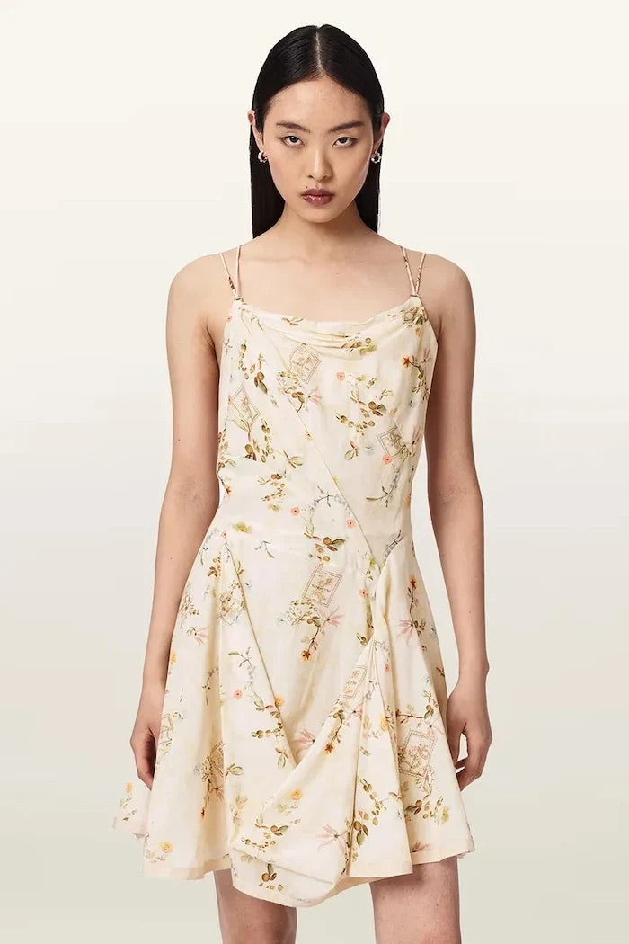Vestido de verano de viscosa AllSaints CLAIRE