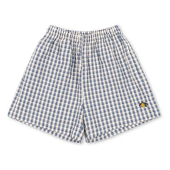 Konges Sløjd - Pantalones Cortos Kim de Algodón Orgánico a Cuadros | Azul