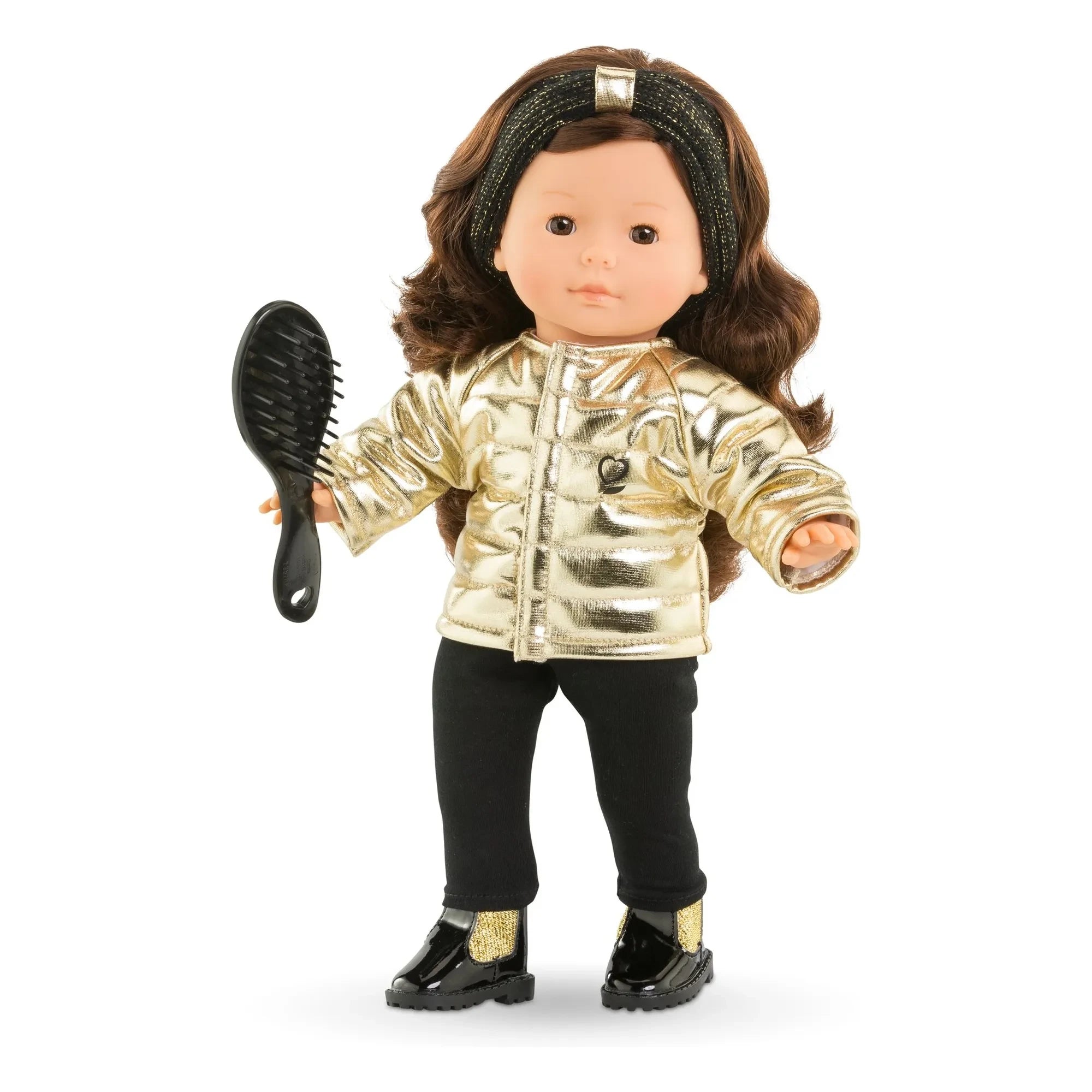 Corolle - Set de costura de chaqueta y accesorios para muñeca de 36 cm | Dorado