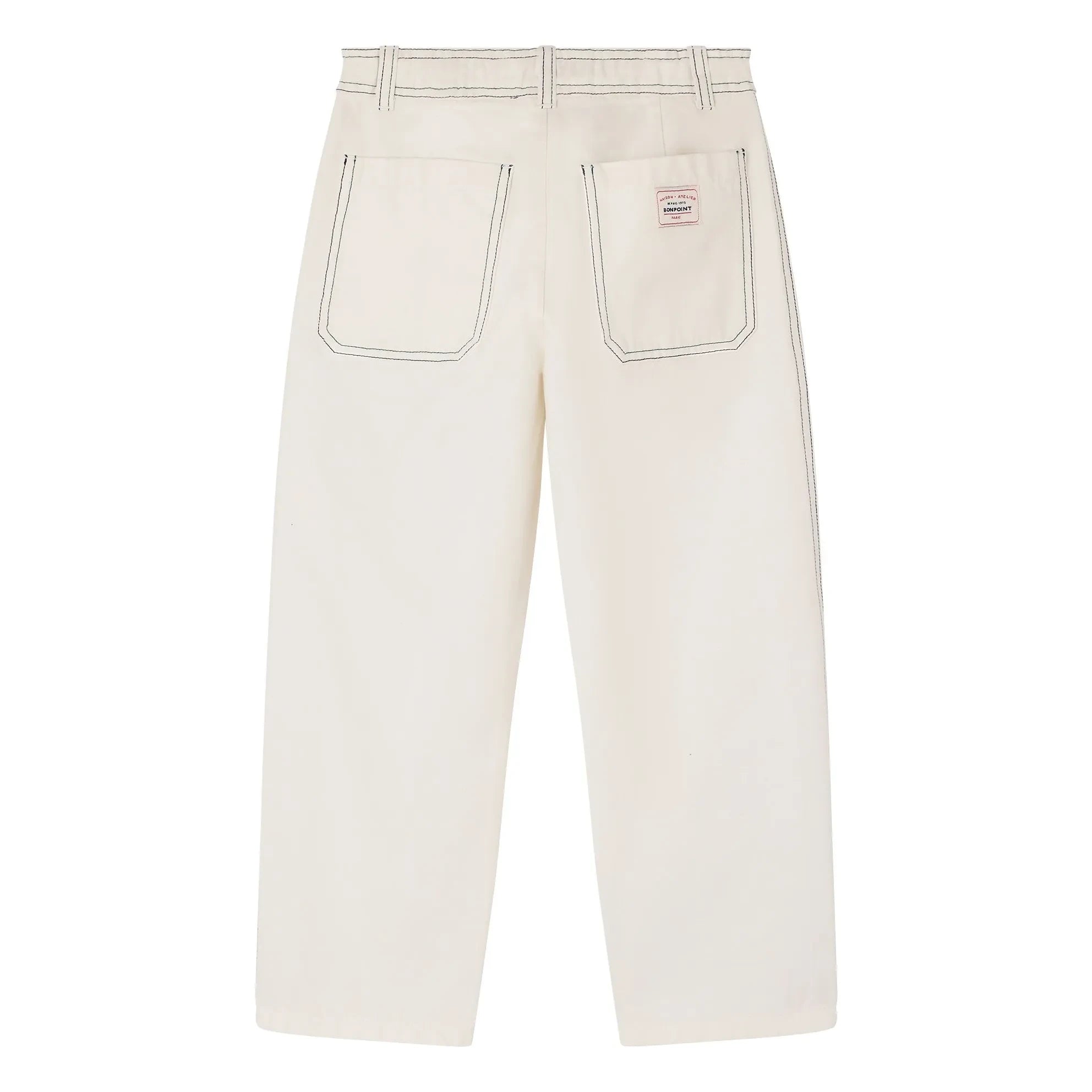 Bonpoint - Pantalón Eldor de algodón orgánico | Crudo