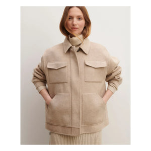 Bompard - Chaqueta de lana de doble cara | Beige