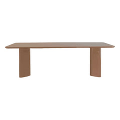 Gabrielle Paris - Mesa de comedor rectangular pulida Victoire | Cranberry