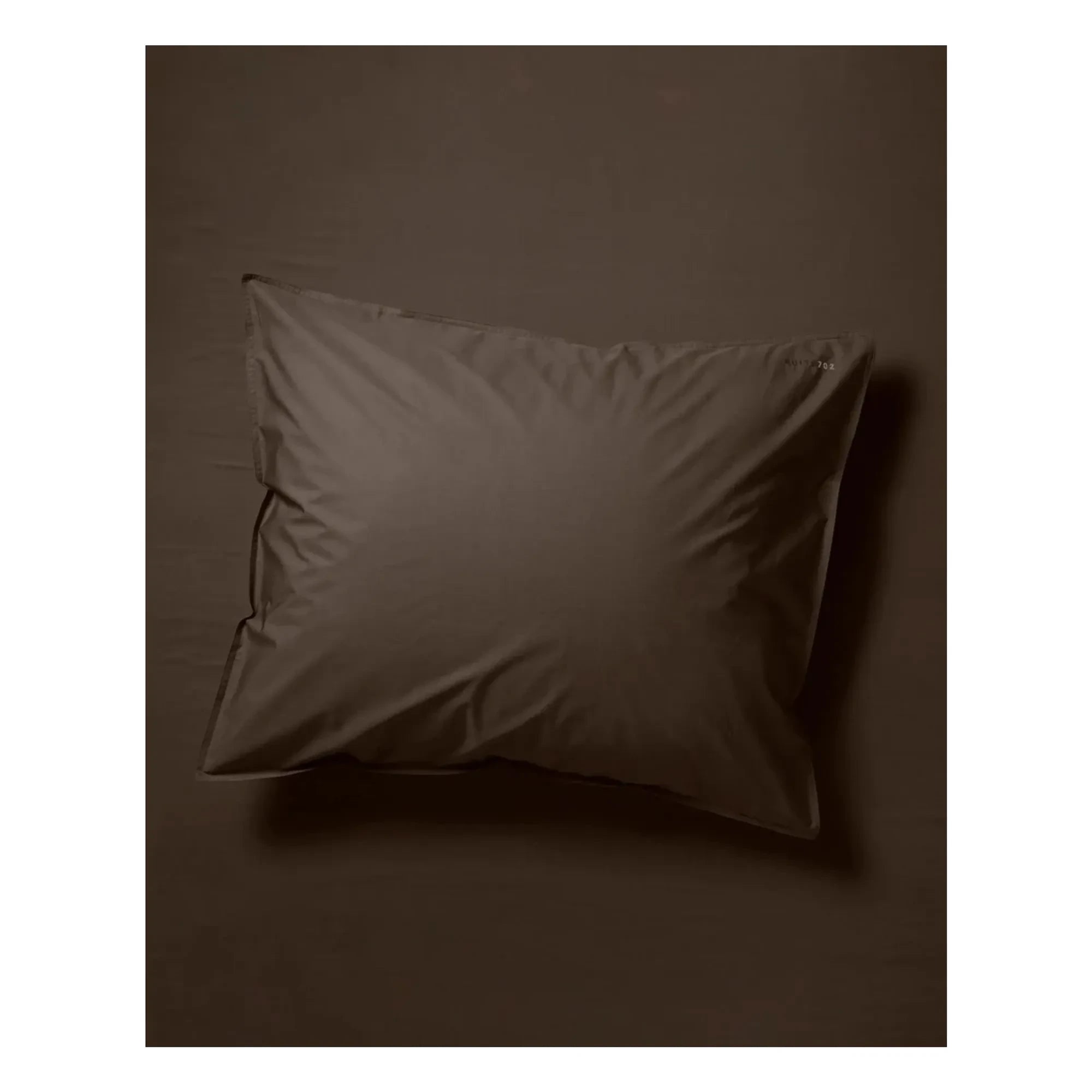 Suite 702 - Funda de almohada de percal orgánico - Café marrón | Café