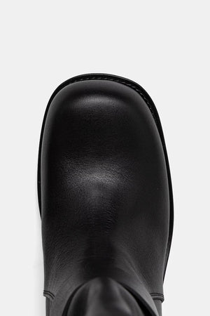 Botas de cuero para mujer a la altura de la rodilla Weekend Max Mara