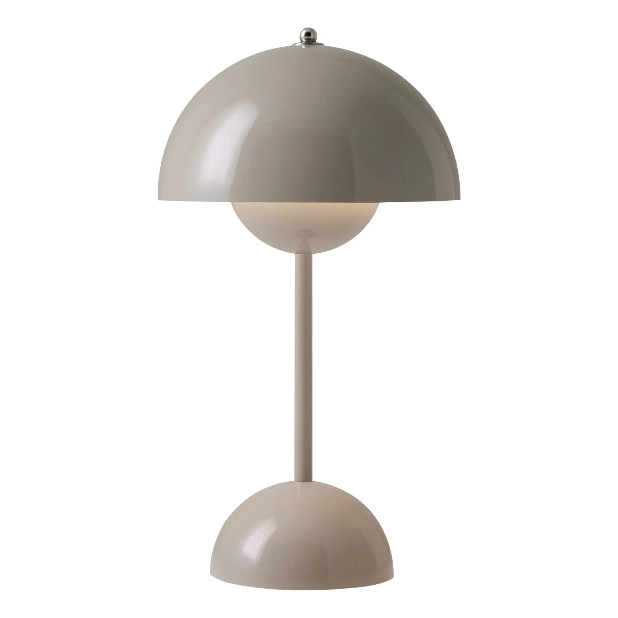 & Tradition - Lámpara de mesa portátil VP9 Flowerpot, Vernon Panton | Gris